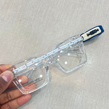Carregar imagem no visualizador da galeria, Oculos De Grau Narriman Transparente Quadrado Bem Grande