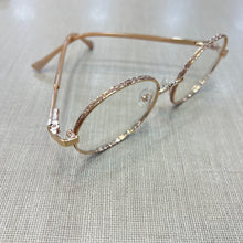 Carregar imagem no visualizador da galeria, Oculos armação de grau redonda ROSE GOLD bem grande