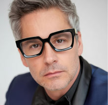 Carregar imagem no visualizador da galeria, Oculos armação de grau Preto Grande Quadrado Milionare