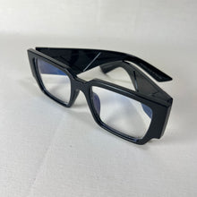 Carregar imagem no visualizador da galeria, Oculos Masculino Quadrado Preto Haste Bem Grossa