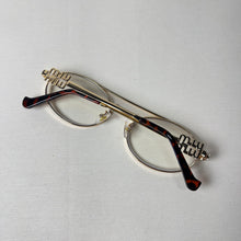 Carregar imagem no visualizador da galeria, Armação Oval Metal Dourada Aviador