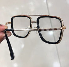 Carregar imagem no visualizador da galeria, oculos Armação De Grau Aviador Metal Grande Unissex OUGAVIPA1