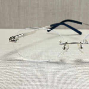 Oculos Virgínia Balgriff Lente Flutuante Haste Prata