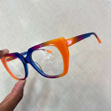 Carregar imagem no visualizador da galeria, Armacao Azul e laranja Grande Arredondado