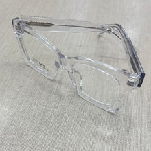 Carregar imagem no visualizador da galeria, Oculos De Grau Narriman Transparente Quadrado Bem Grande