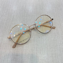 Carregar imagem no visualizador da galeria, Oculos armação de grau redonda ROSE GOLD bem grande