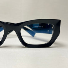 Carregar imagem no visualizador da galeria, Armação Preta Quadrada Haste Bem Grossa Classuda