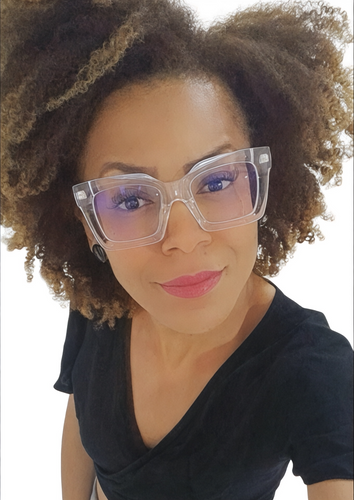 Oculos De Grau Narriman Transparente Quadrado Bem Grande