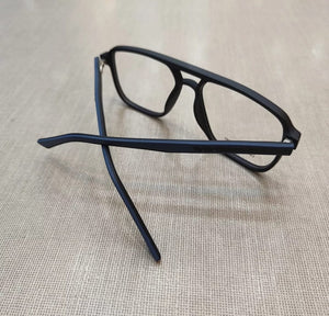 Oculos de Grau Masculino Preto Aviador Moderno