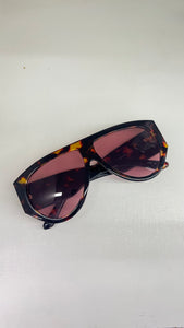 Oculos Aviador Grande Mascara Tartaruga Haste Grossa
