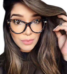 Oculos De Grau Gatinho Oncinha Retro Marrom exclusivo - OFGGATOA1