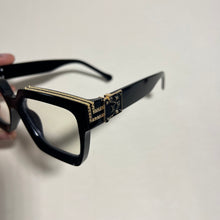 Carregar imagem no visualizador da galeria, Oculos armação de grau Preto Grande Quadrado Milionare