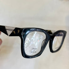 Carregar imagem no visualizador da galeria, Oculos Geométrico Grande Moderno Preto Acetato