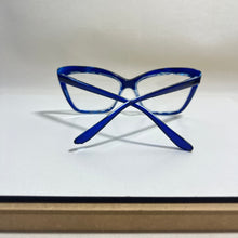 Carregar imagem no visualizador da galeria, Óculos armação de grau azul feminino cristal exclusivo