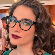 Carregar imagem no visualizador da galeria, Armação Renata Vasconcellos Preta Quadrada Basica