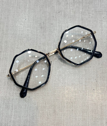 Armacao de grau Hexagonal Classico Preta e Dourada