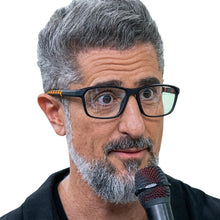 Carregar imagem no visualizador da galeria, Oculos Preto Presença Forte Masculino Haste Grossa