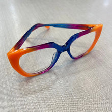 Carregar imagem no visualizador da galeria, Armacao Azul e laranja Grande Arredondado
