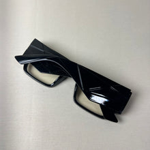 Carregar imagem no visualizador da galeria, Oculos Masculino Quadrado Preto Haste Bem Grossa