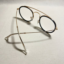 Carregar imagem no visualizador da galeria, Oculos Masculino Geometrico Preto e Dourado Jamie Fox