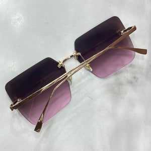 Oculos de sol Lentes Degrade Summer Quadrado Grande