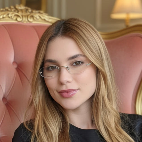 Oculos Virginia Balgriff Lente Flutuante Oval
