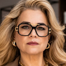Carregar imagem no visualizador da galeria, Oculos Armação Pilar Aviador Grande Raro Novela