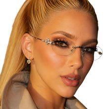 Carregar imagem no visualizador da galeria, Oculos Virginia Lente Flutuante Oval Leve e confortável