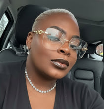 Carregar imagem no visualizador da galeria, Oculos Balgriff Parafusado Bem Grande Haste Corrente Dourada