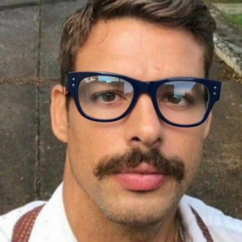 Armaçao Masculina Bomber Haste Grossa Azul Marinho quadrado Grande