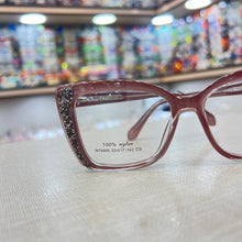 Carregar imagem no visualizador da galeria, Armacao Rose Quadrada Grande Delicada clom Strass