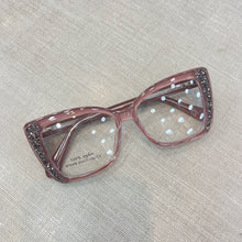 Carregar imagem no visualizador da galeria, Armacao Rose Quadrada Grande Delicada clom Strass