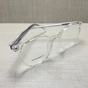 Oculos Felca Redondo Transparente Tamanho Medio