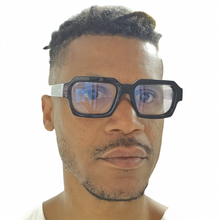 Carregar imagem no visualizador da galeria, Oculos De Grau Masculino Preto Design Moderno