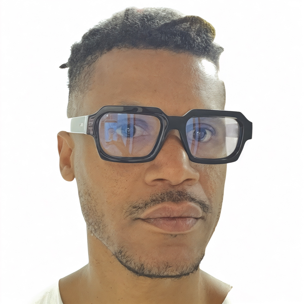 Oculos De Grau Masculino Preto Design Moderno