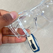 Carregar imagem no visualizador da galeria, Oculos De Grau Narriman Transparente Quadrado Bem Grande