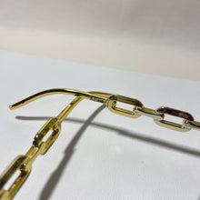 Carregar imagem no visualizador da galeria, Oculos Balgriff Parafusado Bem Grande Haste Corrente Dourada