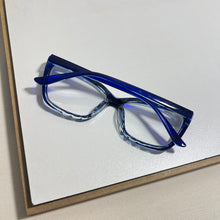 Carregar imagem no visualizador da galeria, Óculos armação de grau azul feminino cristal exclusivo