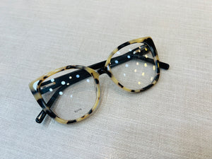 óculos Armação Animal Print Grande Acetato