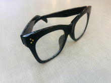 Carregar imagem no visualizador da galeria, Oculos de grau Adele Preto Grande Haste grossa Tendencia