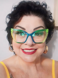 Óculos de Grau Verde e Amarelo Brasil Copa