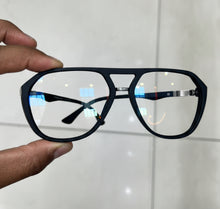 Carregar imagem no visualizador da galeria, Oculos de Grau Masculino Preto Escuro Aviador Moderno