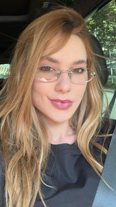 Oculos Virgínia Balgriff Lente Flutuante Haste Prata