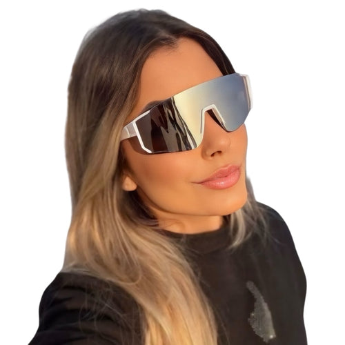 Oculos de corrida Branco Baixa Pace Ciclismo
