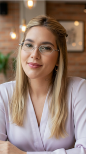 Oculos Virginia Rose Gold Metal Oval Pequeno