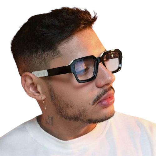 Oculos Masculino Hungria Preto Design Moderno