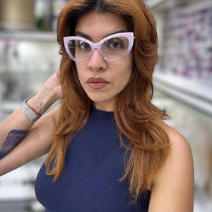 Oculos de Grau Lilas Gatinho Lindo Modelo Ímpar