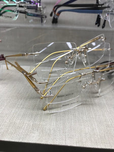 Óculos de grau Balgriff Maculino Dourado Trap