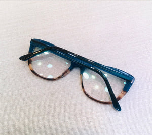 Oculos de Grau em acetato gatinho Verde petróleo - OFGGATVE5