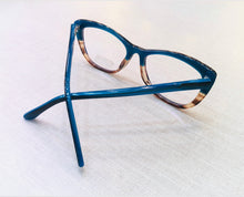 Carregar imagem no visualizador da galeria, Oculos de Grau em acetato gatinho Verde petróleo - OFGGATVE5